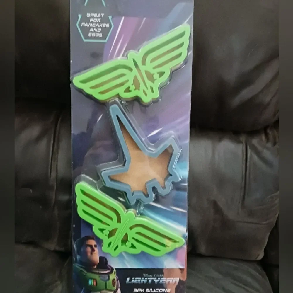 3 for 26 -  3pcs Silicone Breakfast Molds Disney Pixar Lightyear